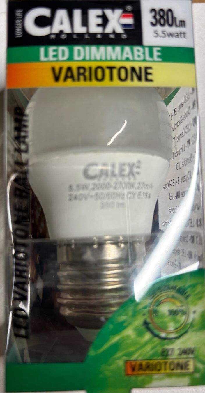 Lampade: 11 Stück CALEX LED Variotone Lampe E27 5.5W 380lm dimmbar – Nuovo e nell'imballaggio originale da Erlinsbach venduto da Maegu02