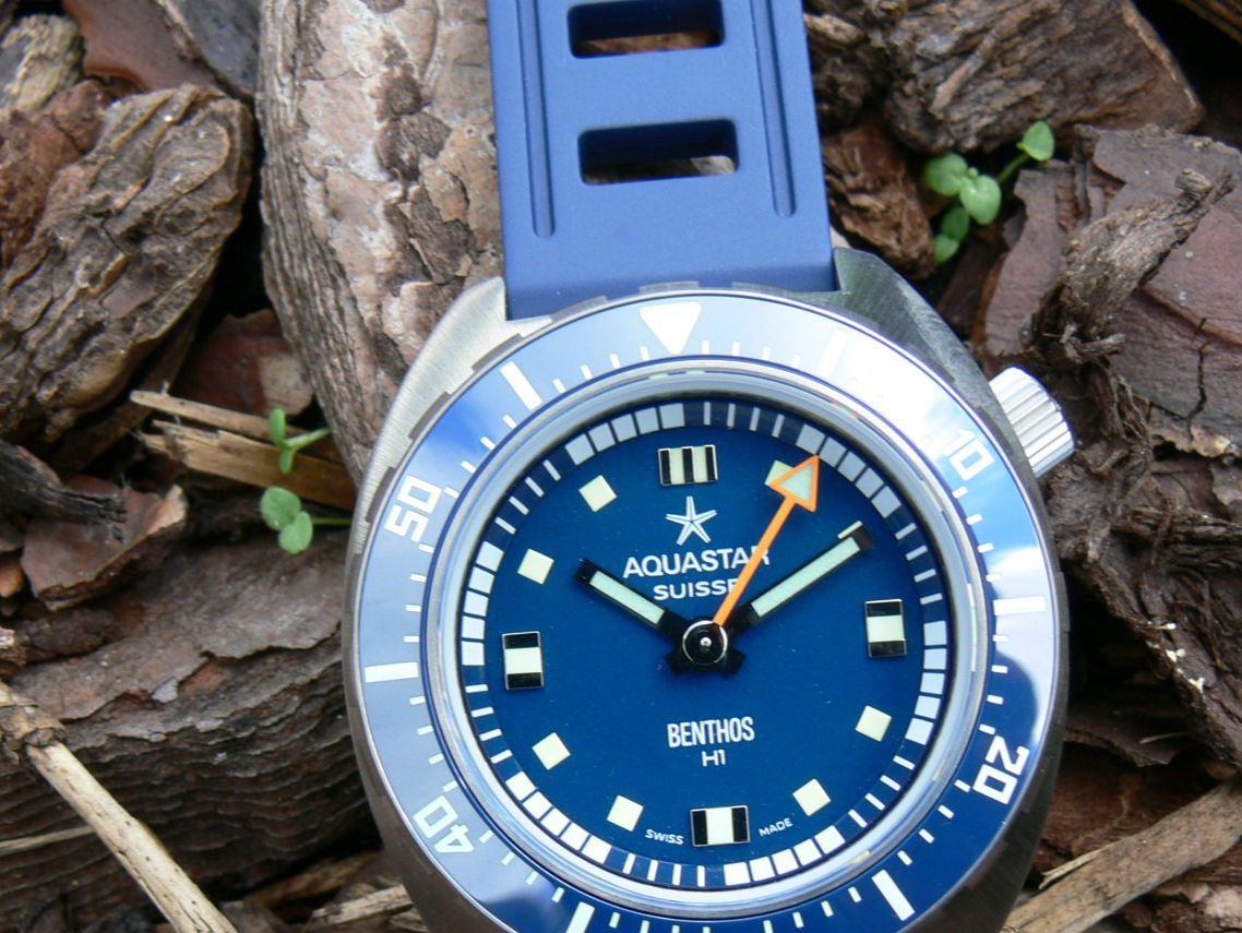 Aquastar Orologi: AQUASTAR BENTHOS H1 limited Blue Edition  Diver Automatic – Nuovo (secondo la descrizione) da Remigen venduto da Kelias 1