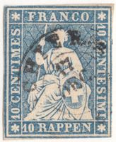 SBK 23B4 (23G) mit Vollstempel Richterswil