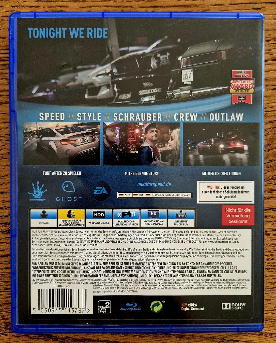 Giochi: Need for Speed PS4 Top Zustand – Nuovo (secondo la descrizione) da Au SG venduto da AlenCompany 1