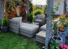 Neuwertige Gartenlounge  Rattan Loungeset Miami