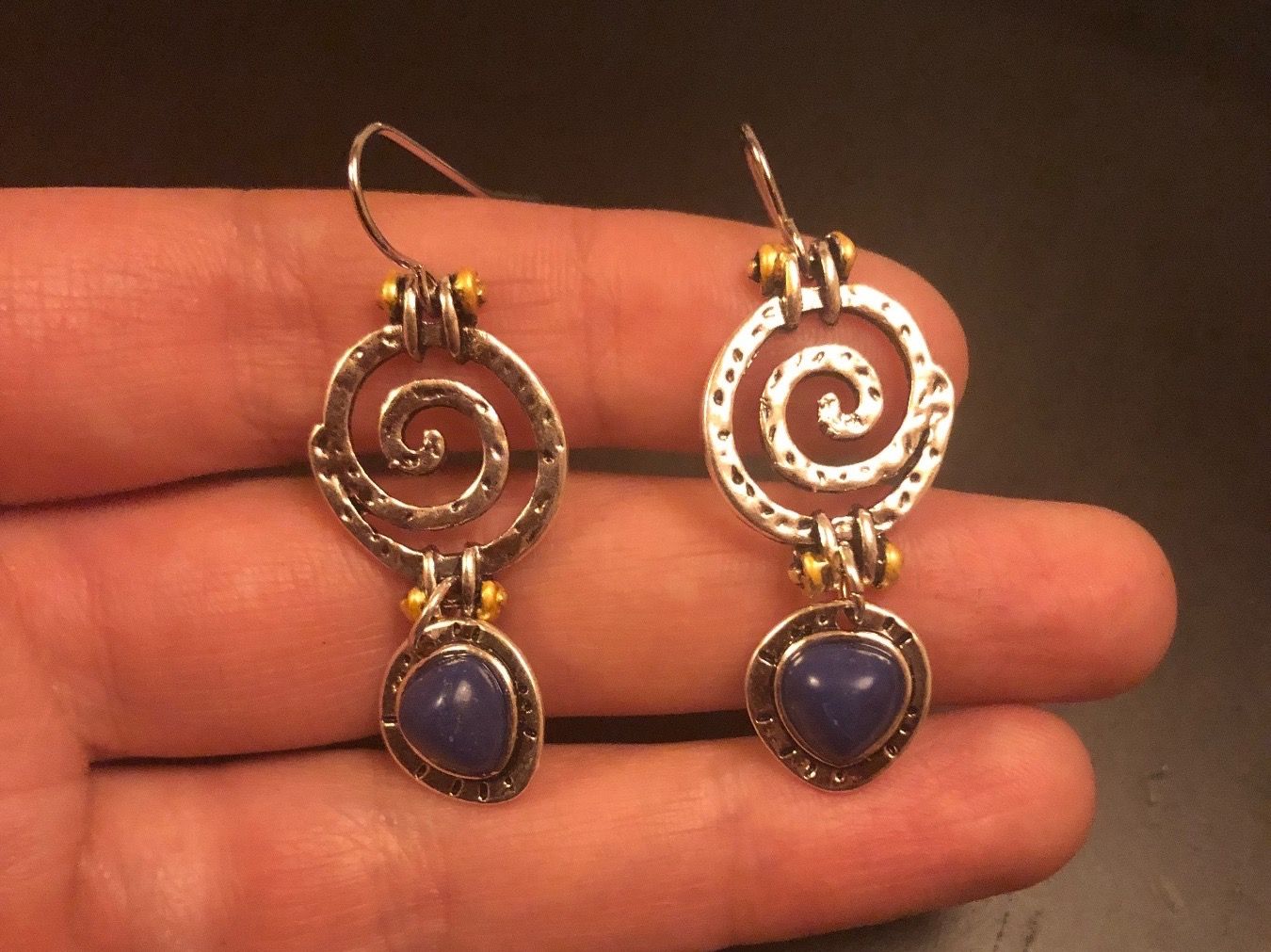 Orecchini pendenti & Orecchini a lobo: Ohrringe mit Lapislazuli – Nuovo (secondo la descrizione) da Gams venduto da Mariawicca 5
