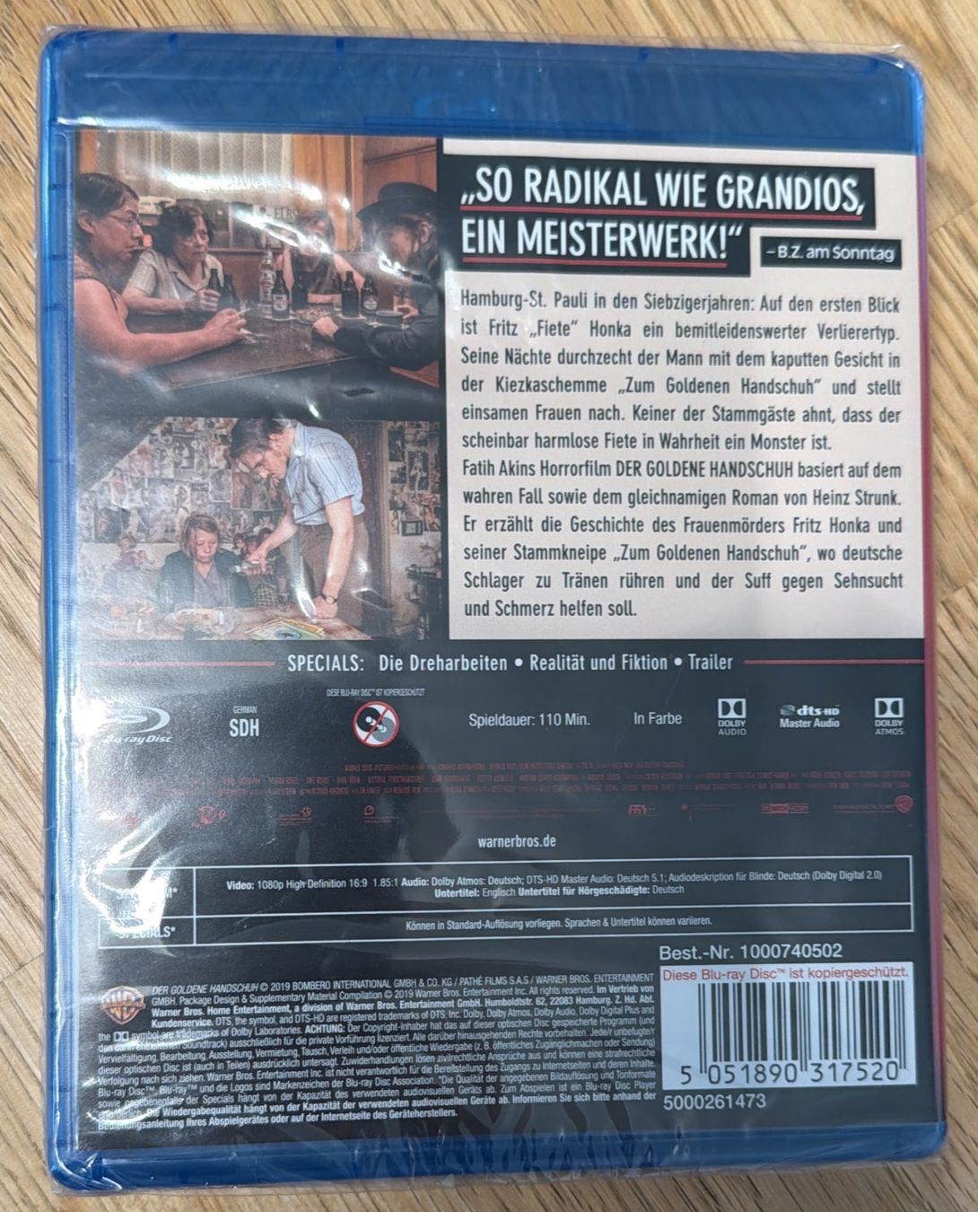 Tutti i DVDs: DER GOLDENE HANDSCHUH BLU-RAY – Nuovo e nell'imballaggio originale da Zürich venduto da freioccasionen 1