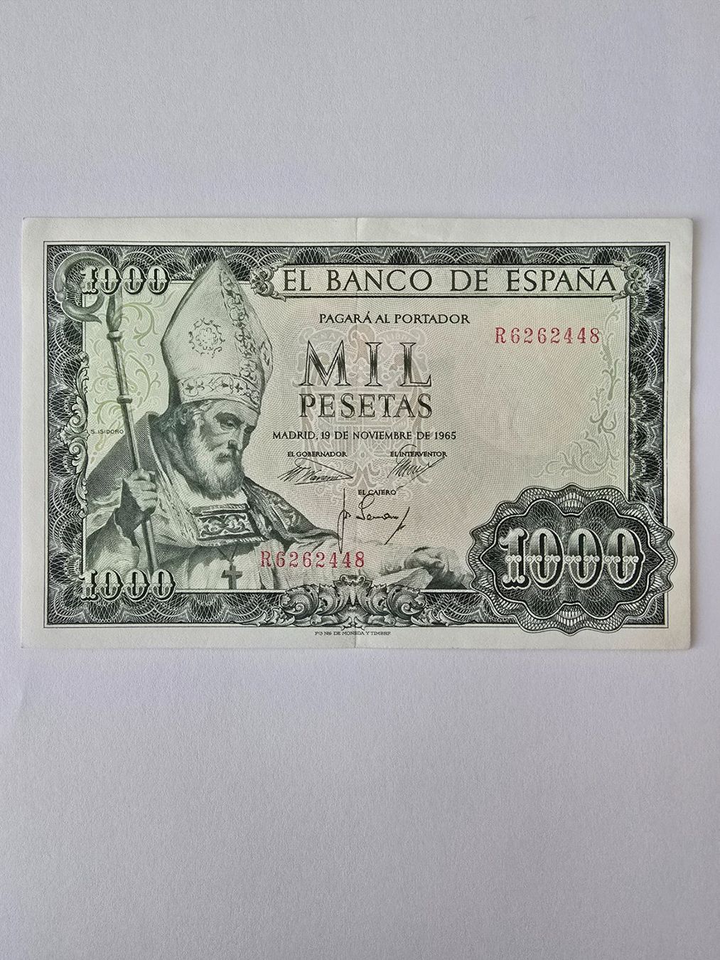 Banknoten: 1000 Peseten fast neues Spanien – Gebraucht aus Neuenhof von brasvarela