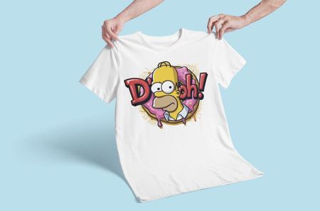 Homer Simpson Baumwolle T-shirt NEU in Gr. L