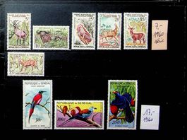 SÉNÉGAL TIMBRES NEUFS** 1960. COTE 24 EUROS /U464