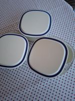 Tupperware Behälter 3 Stück 13 x 13 cm, 7 cm hoch