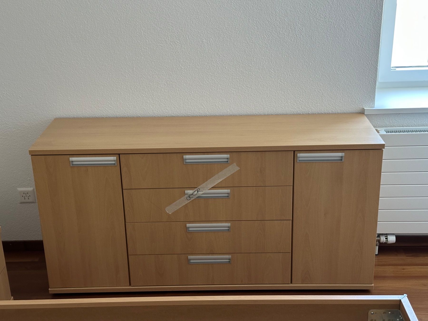 Pfister Letti: Bettgestell mit Komode in Buchen-Optik – Usato da Turgi venduto da Lordice 8