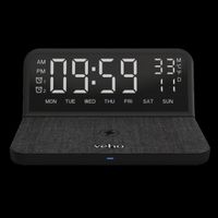 veho TQ-1 Digitalwecker & Qi Wireless Charger (Fabrikneu)
