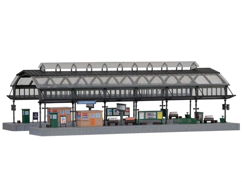 KIBRI 37758 N Bahnsteighalle grau | Kaufen auf Ricardo
