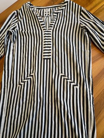 Marc O'Polo lässiges Somerkleid gestreift mit Taschen Gr. M