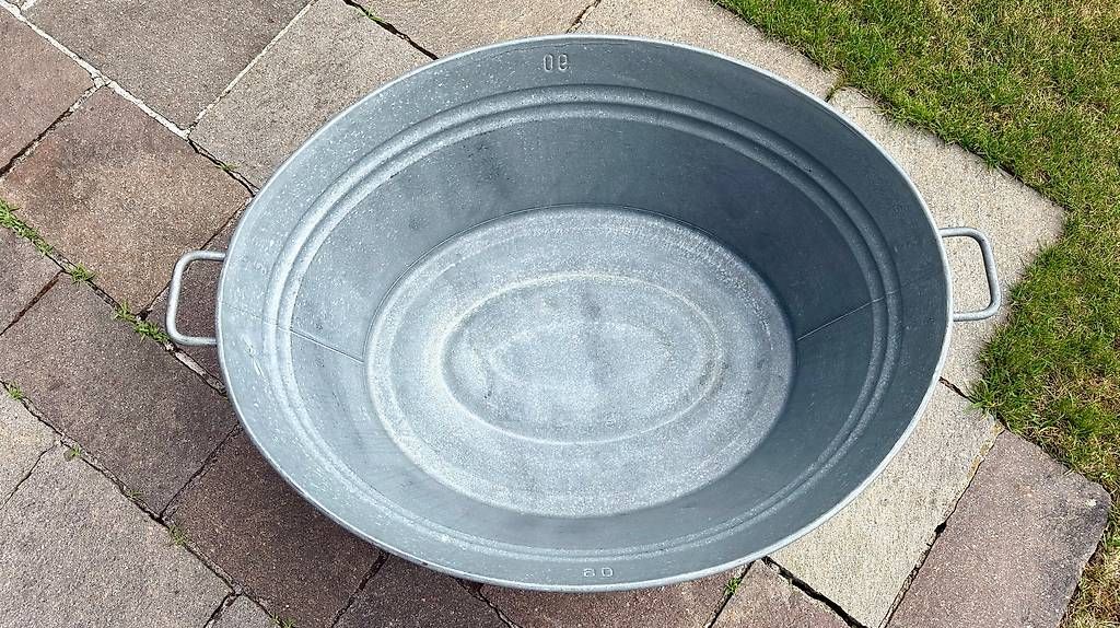 Sonstige Gartendekorationen: Waschzuber verzinkt – Gebraucht aus Watt von Erra2 1