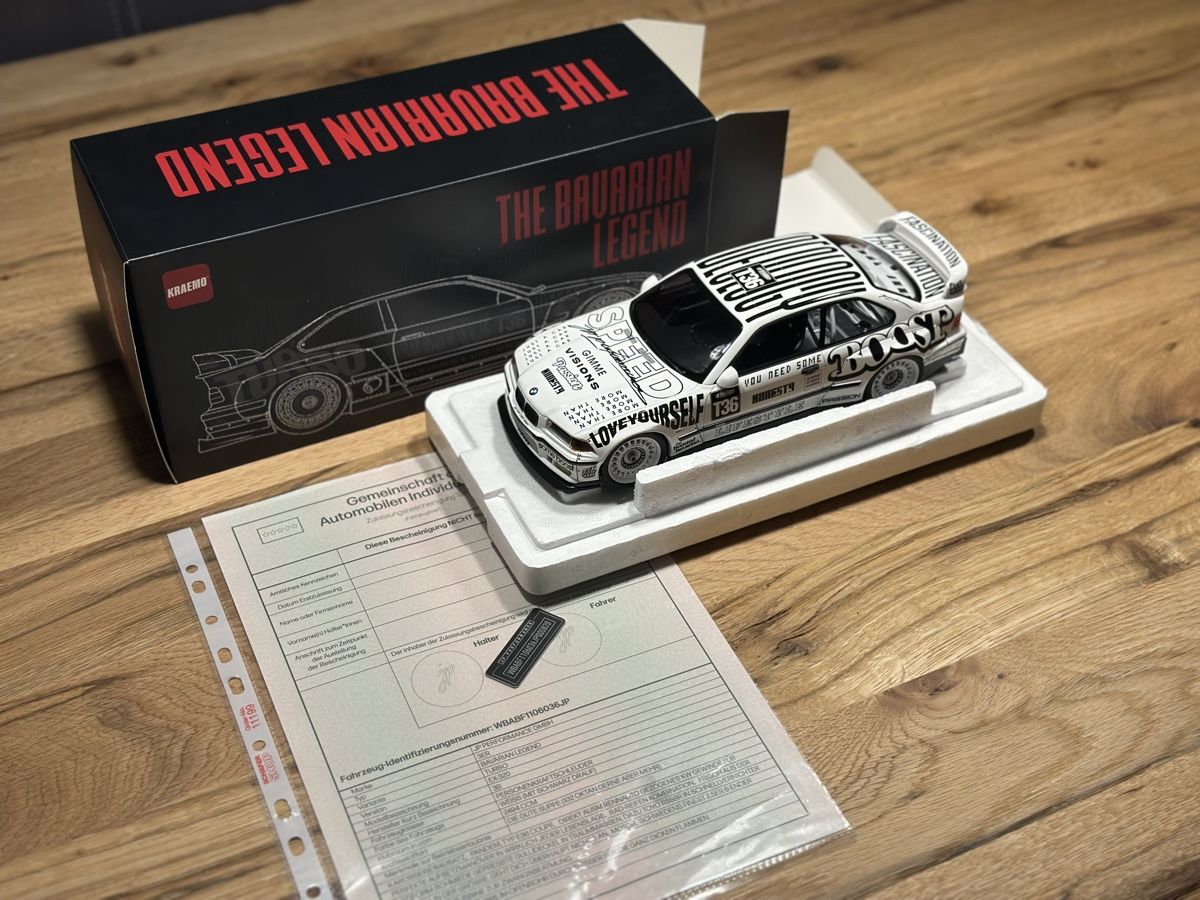 Minichamps Modellautos: JP Performance Modellauto BMW E36  – Neu und originalverpackt aus Kaltbrunn von Alltagsschnaeppli 1