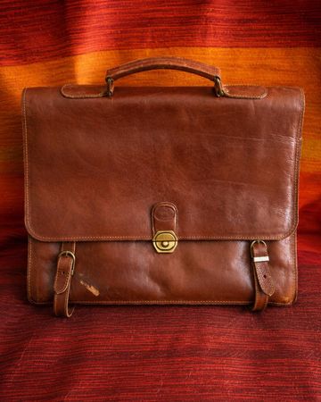 Joli cartable en cuir