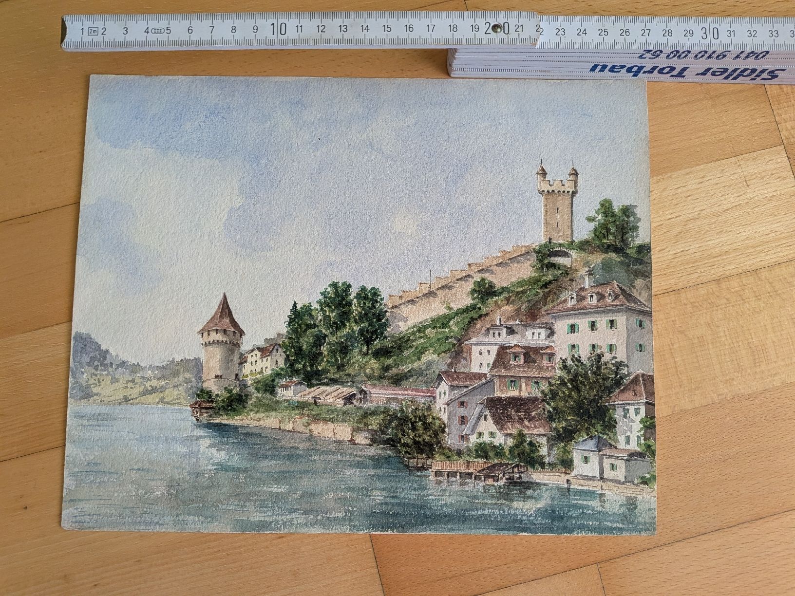Dipinti: Altes Aquarell Luzern  – Usato da Emmen venduto da Luzs