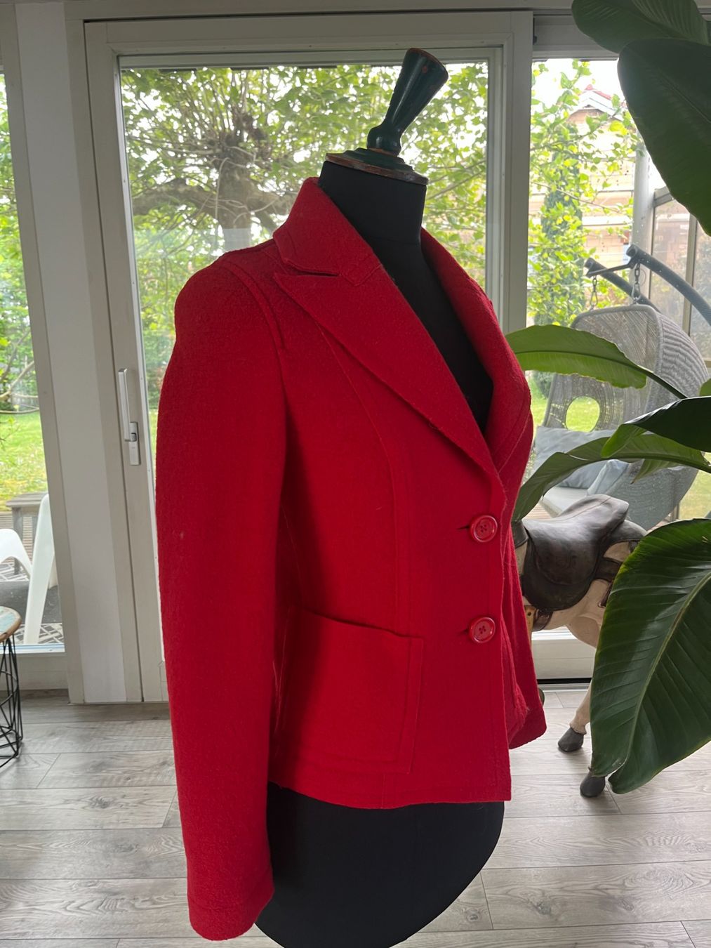 Jacken: Veste rouge en laine – Gebraucht aus Seiry von vanille08 4