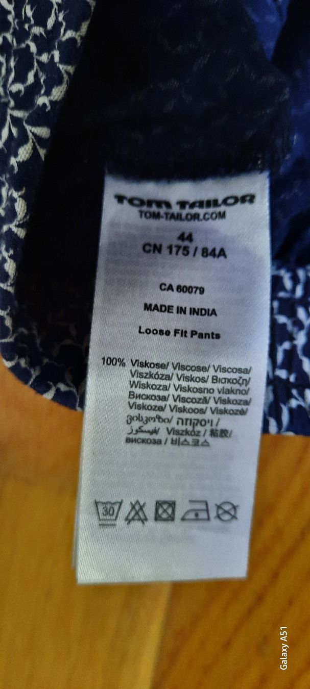 Tom Tailor Pantaloni: ***TOM TAILOR*** Sommerhose blau Gr 44 – Usato da Wädenswil venduto da H2H_Secondhandshop 5