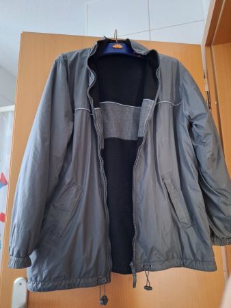 Jacke Gr. M mit Fleecefutter, grau (unisex)