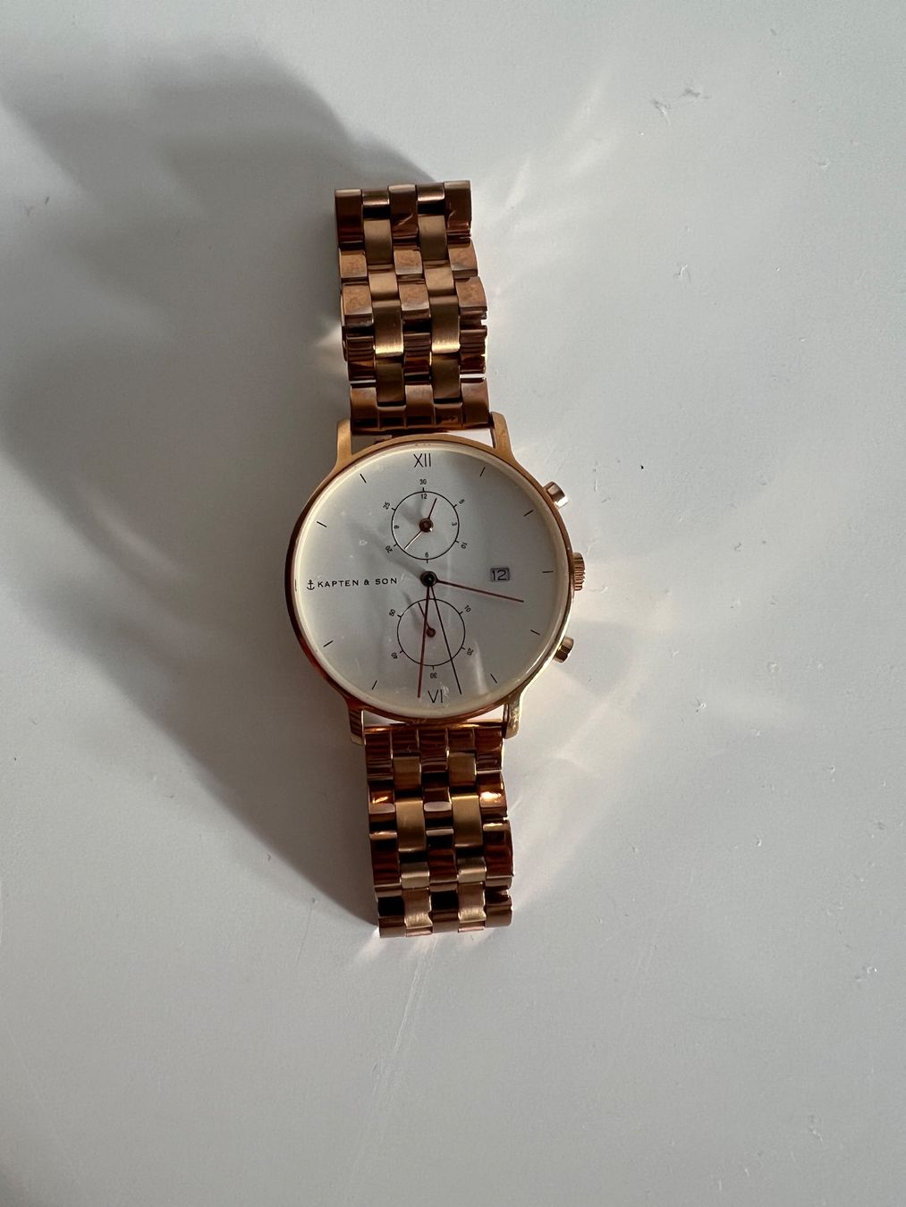 Kapten & Son Orologi: Kapten & Son Chrono Uhr Roségold – Usato da Naters venduto da powerlara_ 3
