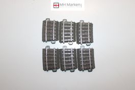 Märklin 24107 6 x gebogenes C-Gleis Anlage Bau H0 AC