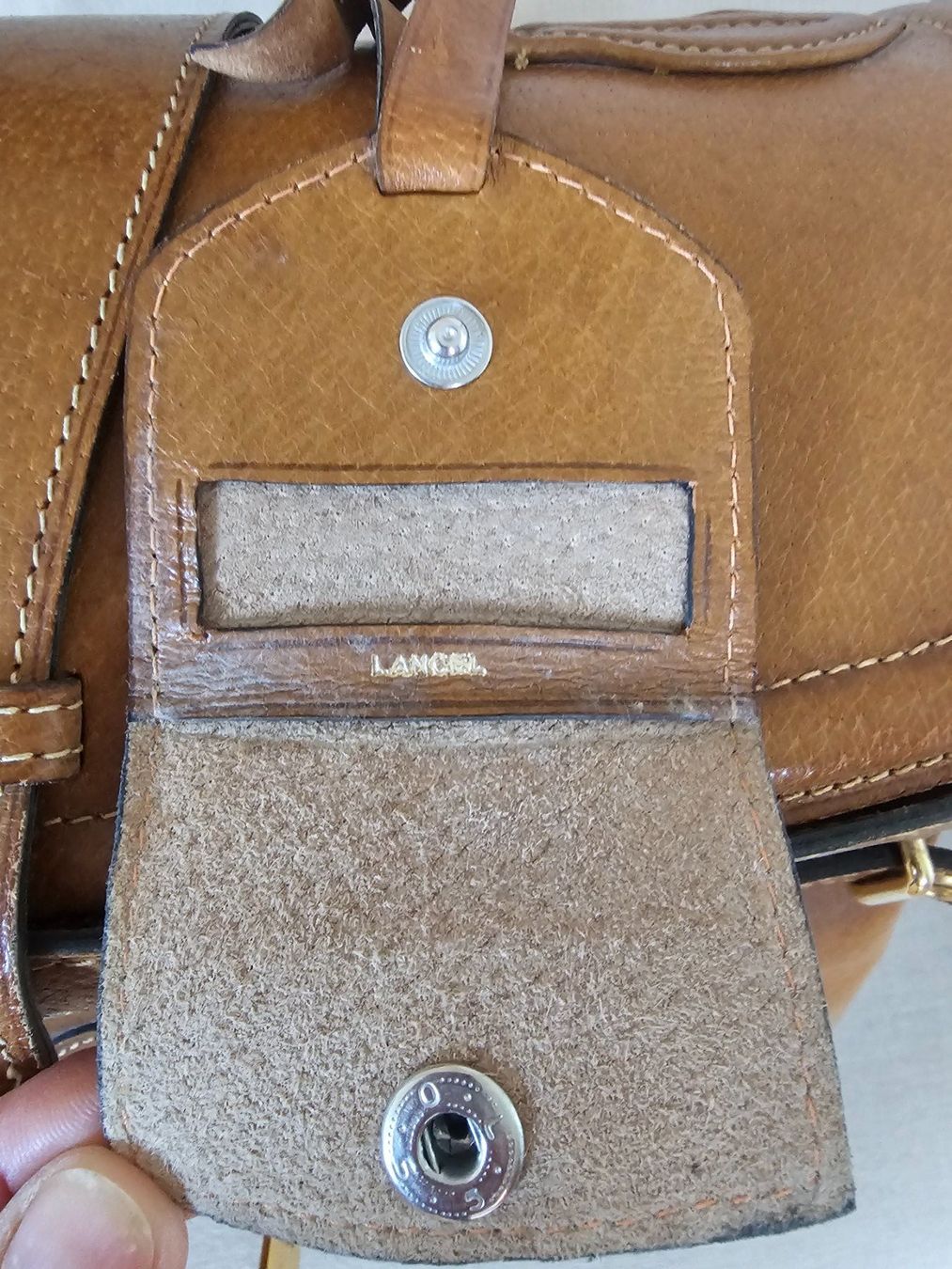 Lancel Taschen für Damen: LANCEL Tasche aus Leder Farbe cognac – Gebraucht aus Enggistein von markaris 8