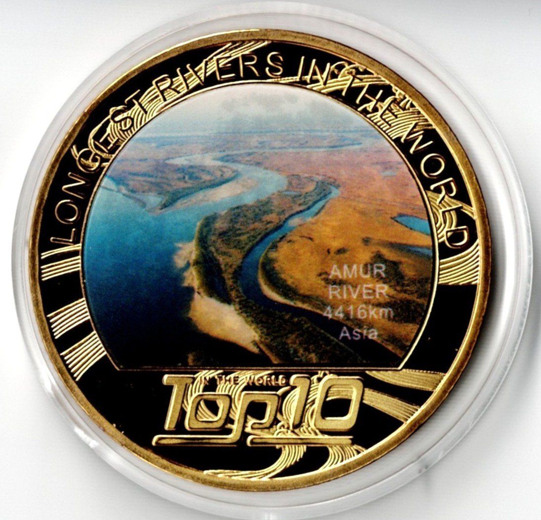 Medaglie: Amur River_Asia_Longest Rivers in The World – Nuovo (secondo la descrizione) da Hombrechtikon venduto da Fraese01 1