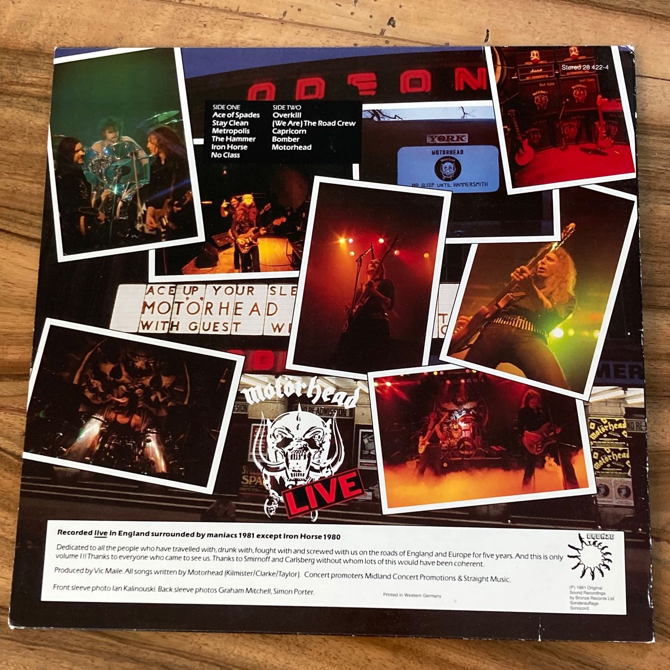 Dischi in vinile: Motörhead - No Sleep 'til Hammersmith, LP – Usato da Bern venduto da Ntsamina 1