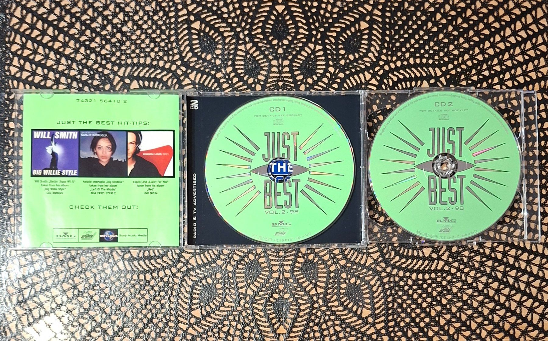 CD: Just The Best Vol. 2-98, 2CD Hit Compilation Sampler 1998 – Usato da Schönenberg TG venduto da breiti12 2