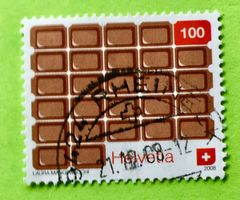 Nr.1285 Schokolade GESTEMPELT   