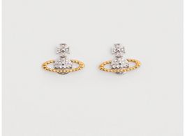 Vivienne Westwood MAYFAIR RELIEF  - Ohrringe goldig/silbrig