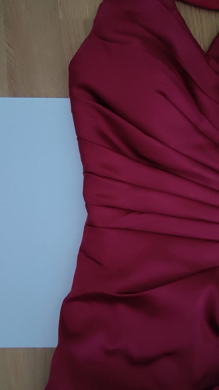 Kleider: Cocktailkleid bordeaux-rot – Gebraucht aus Zürich von Keydine 2