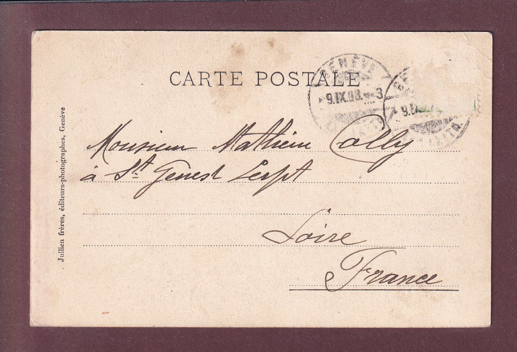 Cartes postales: Paysannes de CHAMPERY - 1908 // pli d'angle // – D'occasion à Pully par nicecards 1