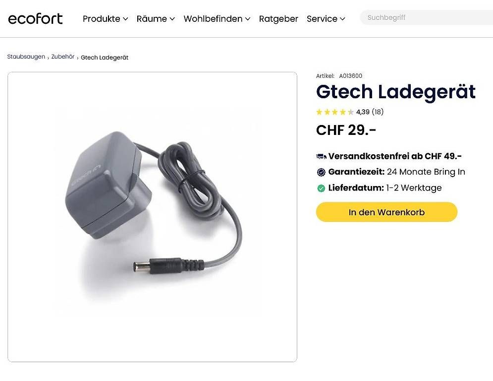 Aspirapolveri & Accessori: Staubsauger kabellos Gtech Pro ATF301, Ladegerät fehlt – Usato da Zürich venduto da dragan-29 3