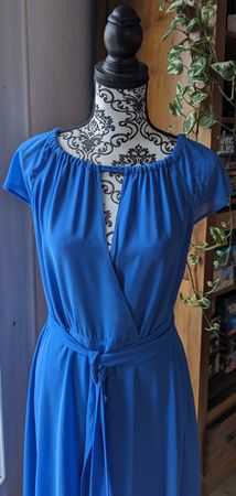 Robe habillée "Maison 123" bleue myosotis
