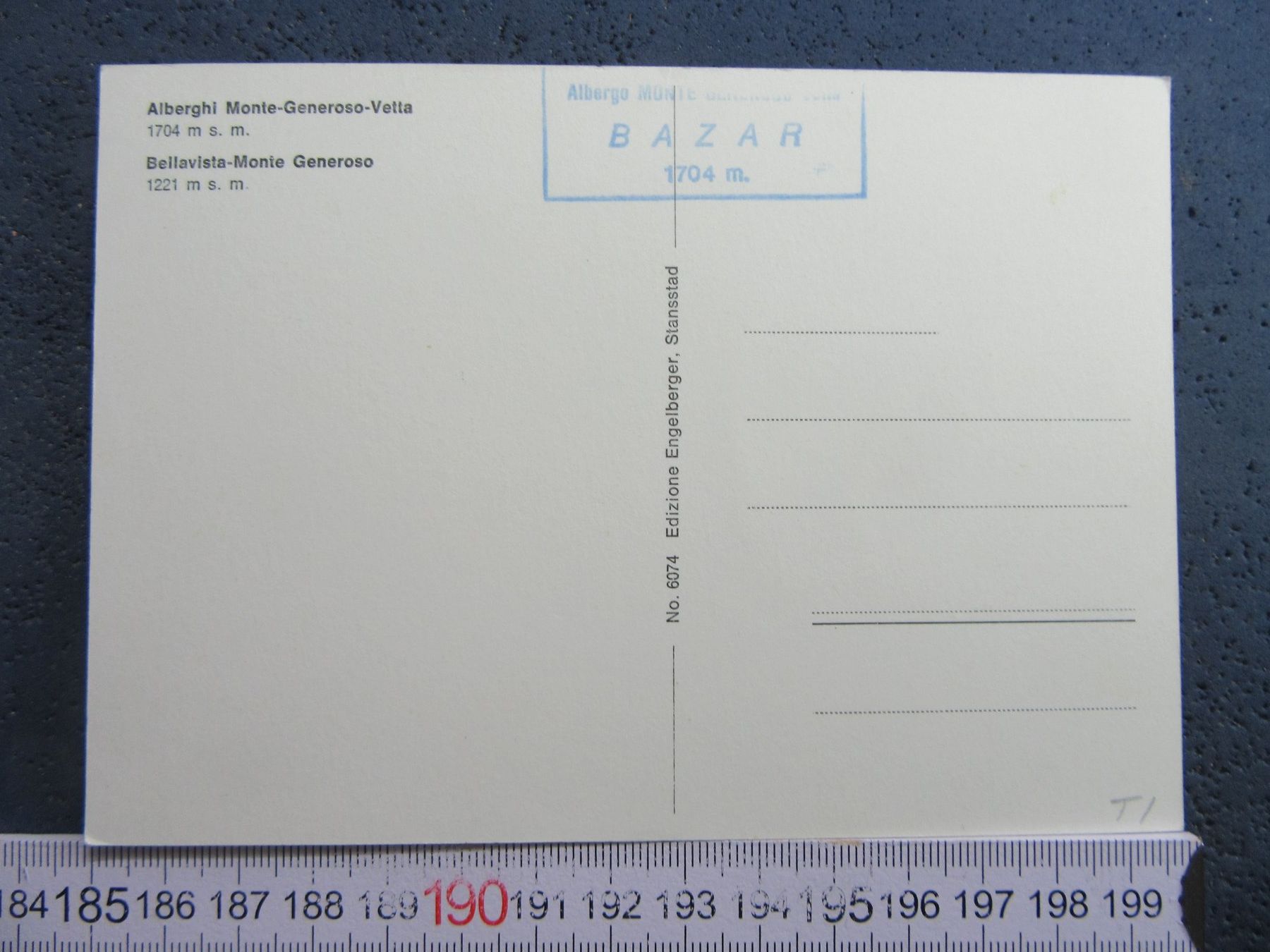 Cartoline postali: MONTE GENEROSO TICINO AK – Usato da Ettingen venduto da Hausi4711 1