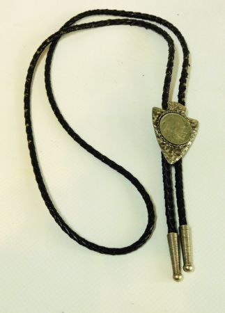 VINTAGE BÜFFEL NICKEL PFEILSPITZE BOLO 1960 / 70er