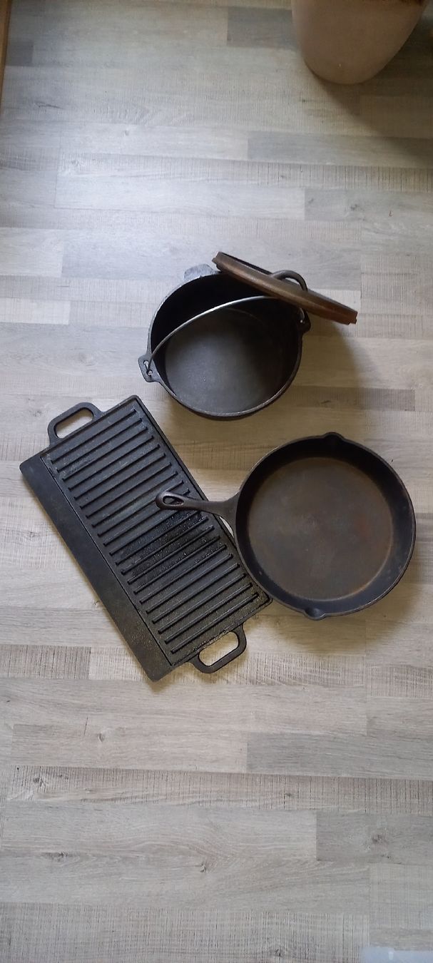 Cucine complete: 3 teiliges Gusseisen Set – Usato da Herisau venduto da frp_b5zm