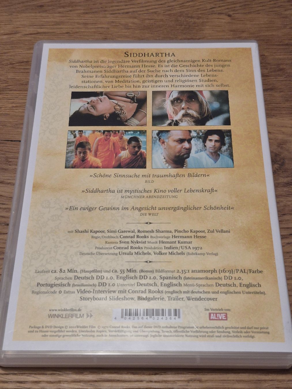 Tutti i DVDs: Hermann Hesse's "Siddhartha" auf DVD - Conrad Rooks – Usato da Oberembrach venduto da giu_7ksd 1
