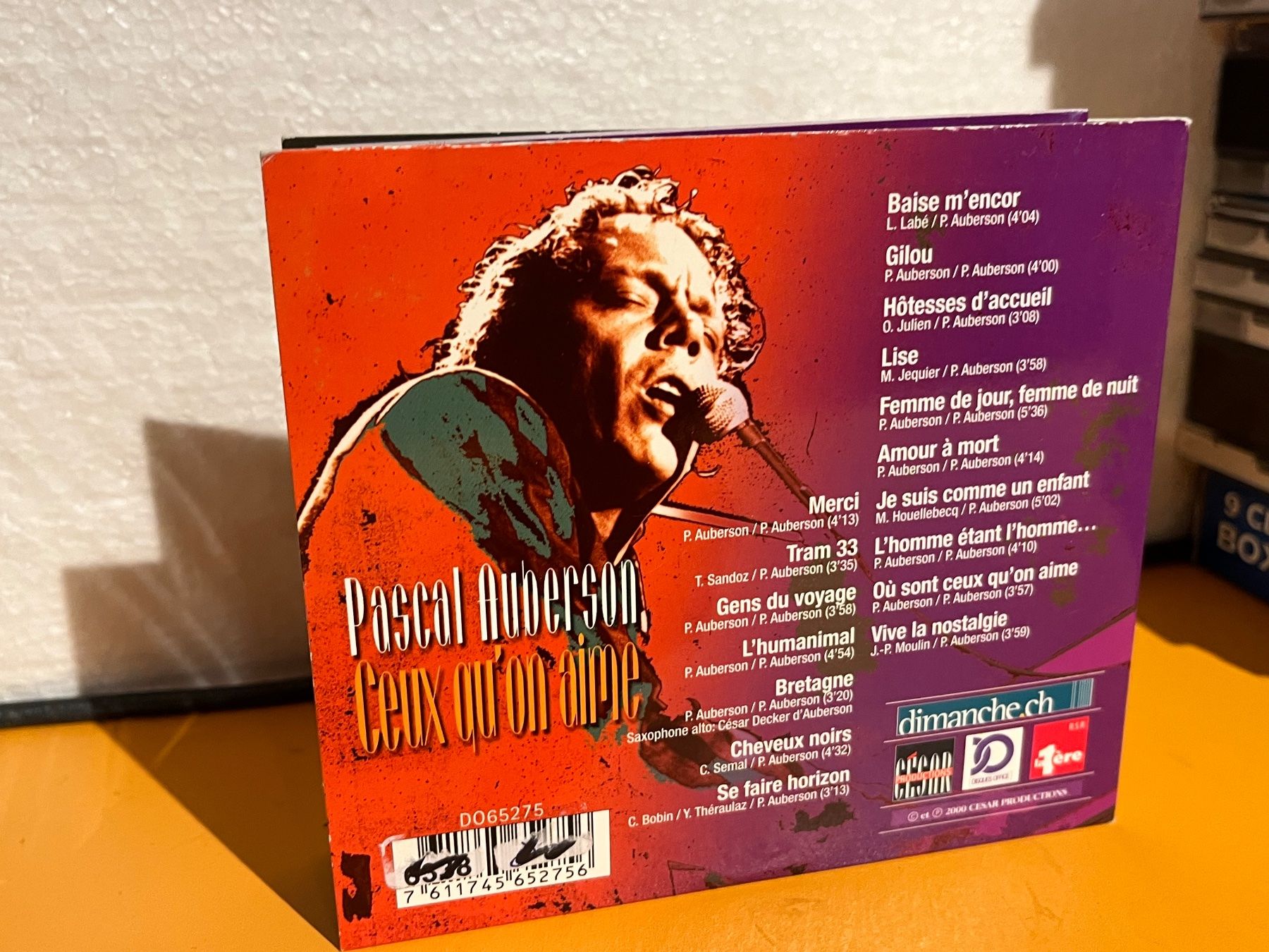 CD: Pascal Auberson - Ceux Qu'on Aime - HH21B – Usato da Küsnacht ZH venduto da swisssales.net 1