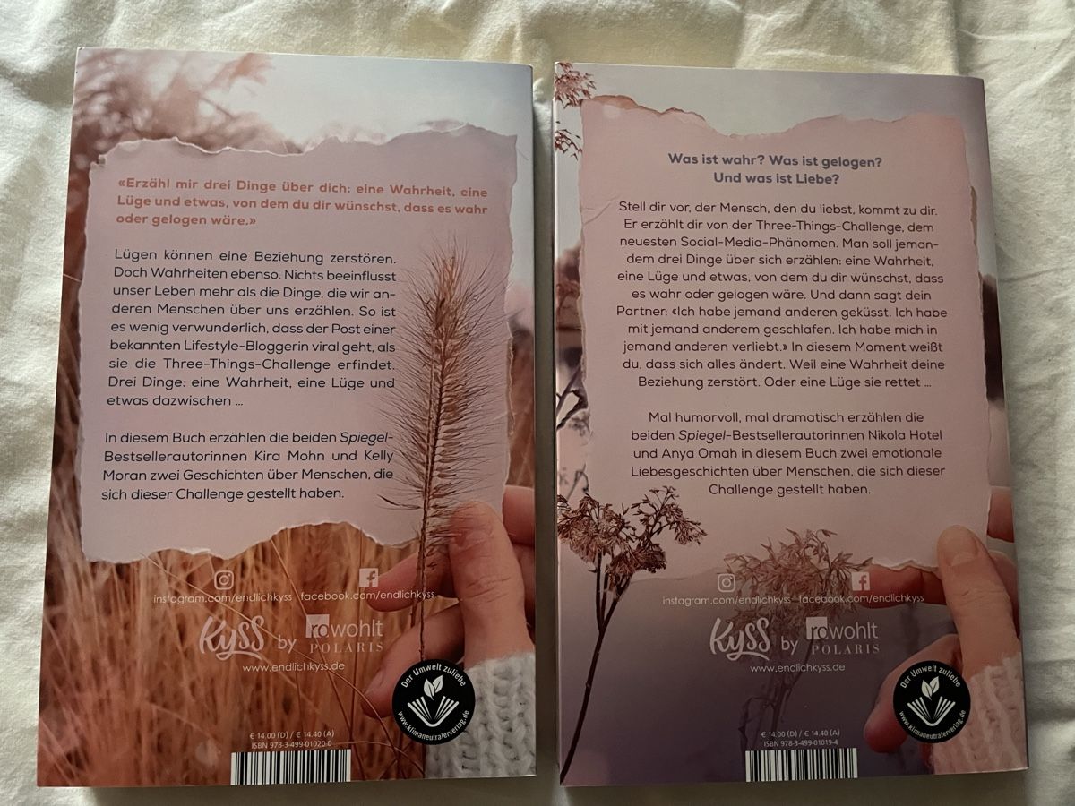 Bücher: Because it‘s true Reihe – Gebraucht aus Adetswil von Mschnuffi 1