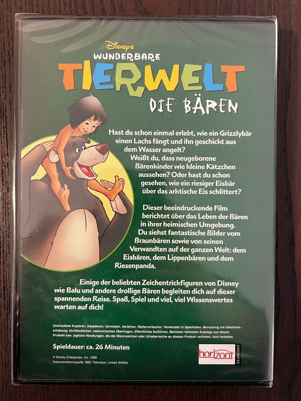 Tutti i DVDs: Wunderbare Tierwelt: Die Bären – Nuovo e nell'imballaggio originale da Zürich venduto da FilmFreunde 1