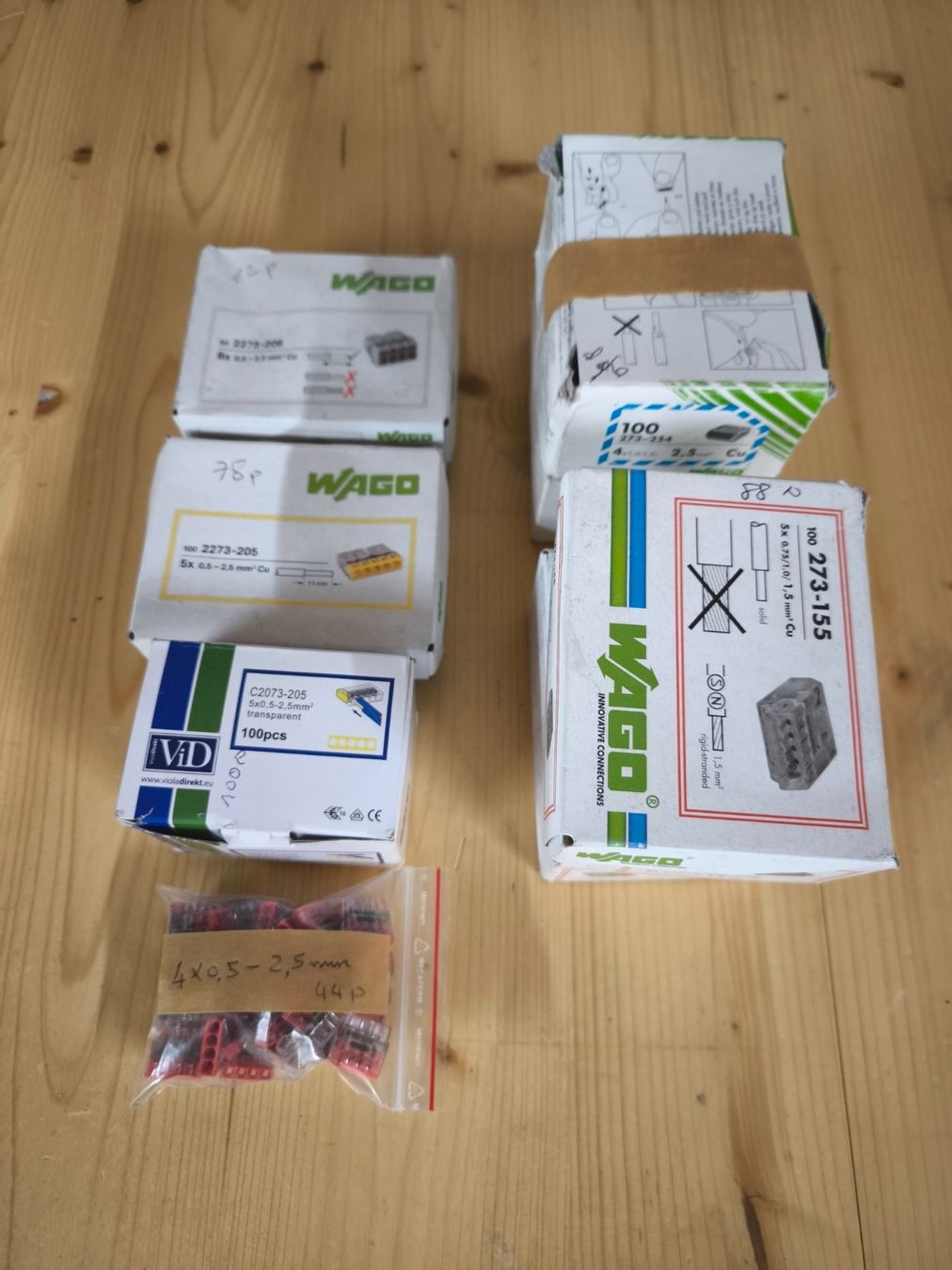 Wago Componenti elettronici: connecteurs WAGO 660 pièces – Nuovo e nell'imballaggio originale da Bulle venduto da Colo 1
