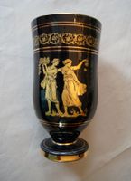 Elegante Griechische Fussvase 24-Karat vergoldet