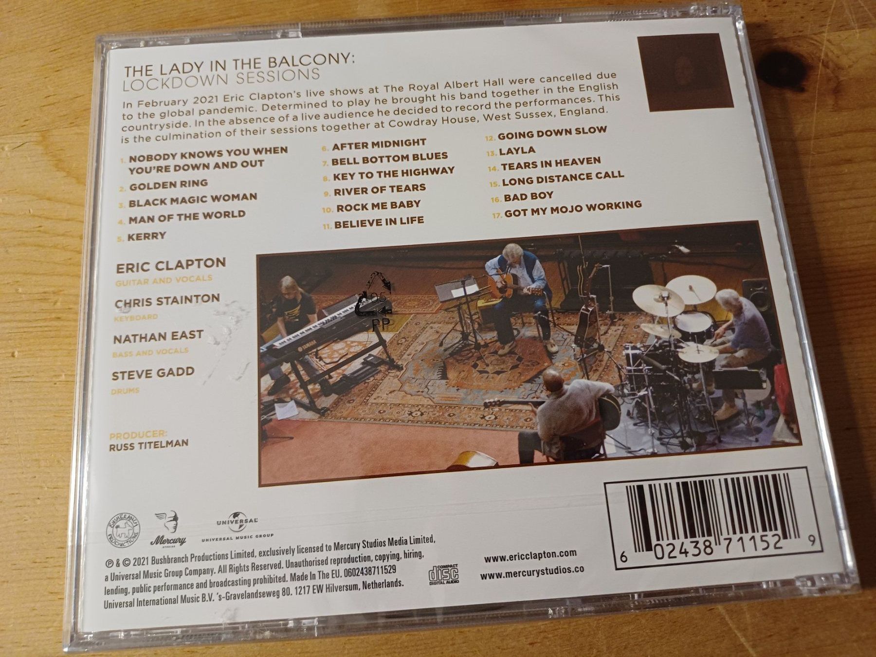 CD: Eric Clapton: The Lady In The Balcony: Lockdown Sessions neu – Nuovo e nell'imballaggio originale da Jona venduto da Rreto71 2