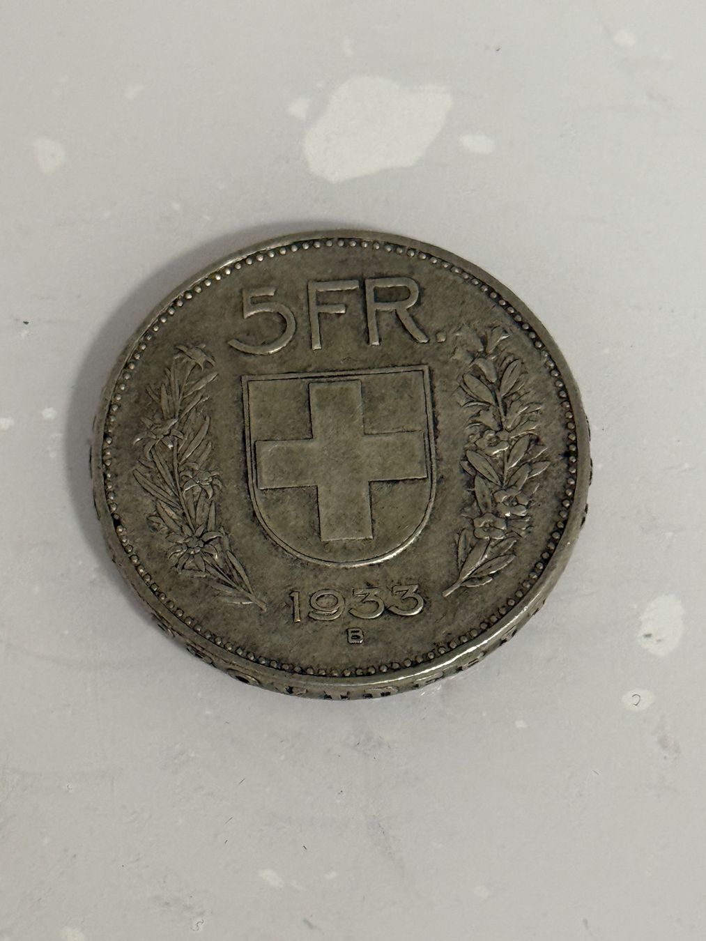 Tutti le monete: 5 Franken 1933  Silber – Usato da Wallisellen venduto da SWISS_SILVER1 1