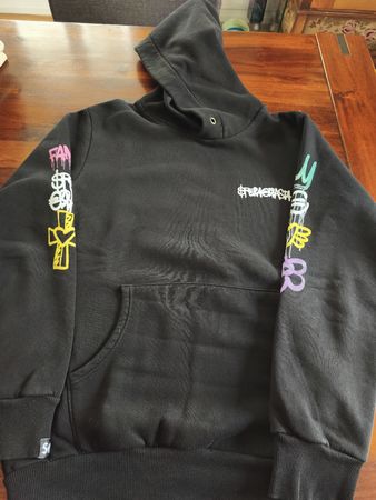 Pullover mit Kapuzen, Schwarz, Grösse M