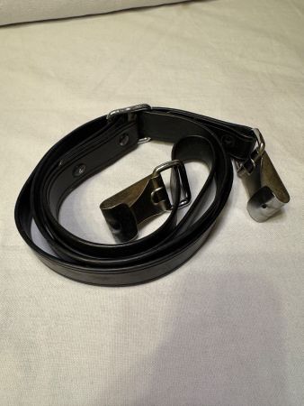 Ceinture de valise vintage noir - solide 💼👜 (508)