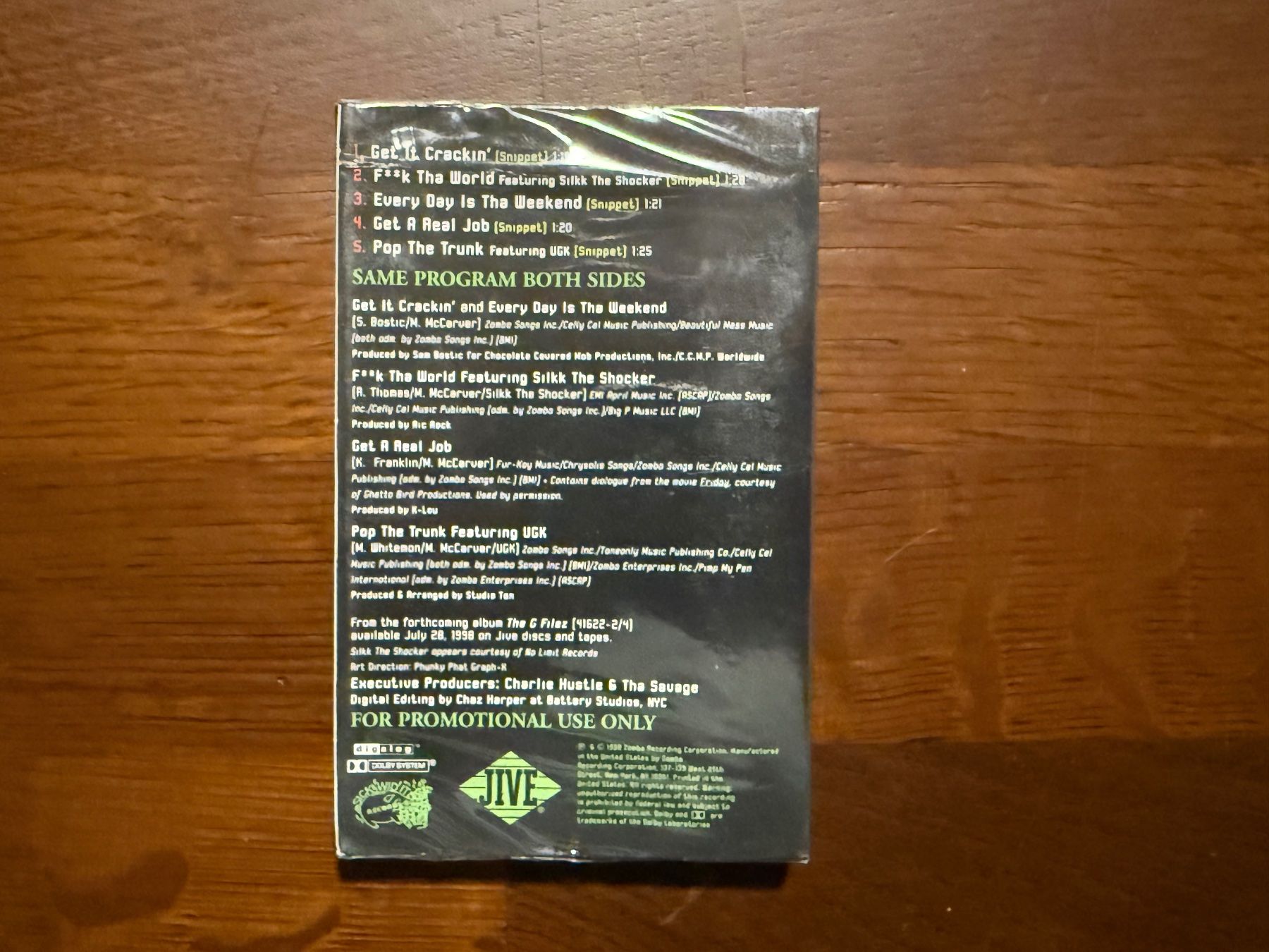 Musicassette: Celly Cel Selections From The G Filez Cassette – Usato da Delémont venduto da cpop 1