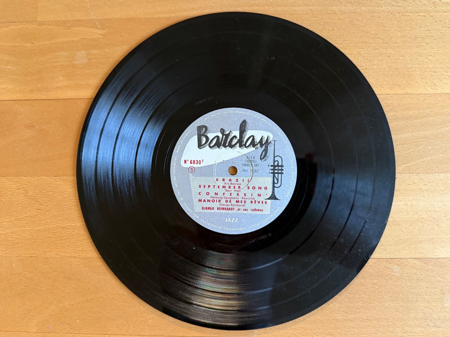 Dischi in vinile: DJANGO  REINHARDT  MEDIUM 6830   LP Vinyl – Usato da Subingen venduto da ArtBead 6