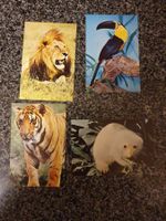 4 Sammelbilder, Getreideflocken AG, Lenzburg, vintage
